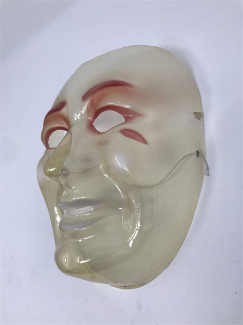 clear plastic halloween masks